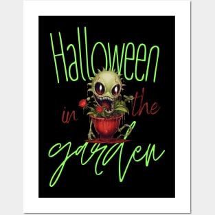 Halloween in the garden Posters and Art